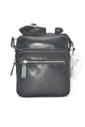 Bandolera de piel DAKAR negro 1511