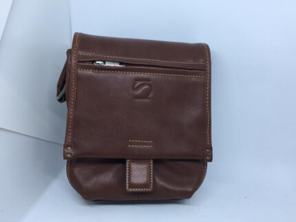 BANDOLERA DE PIEL MATTIES MARRON