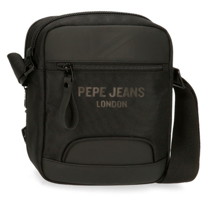 Bandolera dos comprtimentos PEPE JEANS Bromley negra