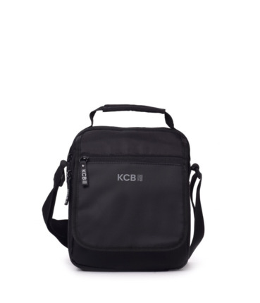Bandolera grande de hombre KCB Doble negra
