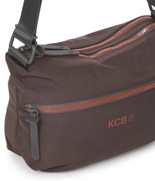 Bandolera grande KCB Flick marron (2)