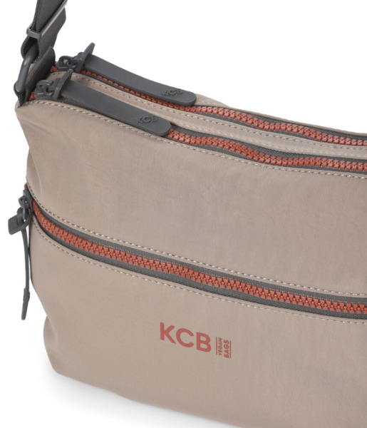 Bandolera grande KCB Flick taupe (1)