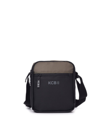 Bandolera pequeña de hombre KCB Doble kaki