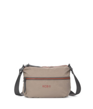 Bandolera pequeña KCB Flick taupe