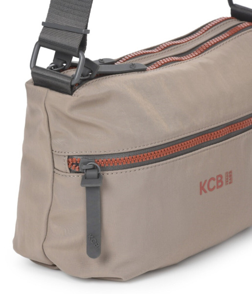 Bandolera pequeña KCB Flick taupe (1)