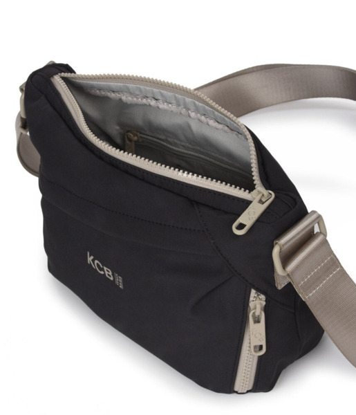 Bandolera pequeña KCB Zig negra (3)