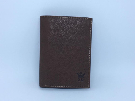 BILLETERA PIEL de UBRIQUE MARRON mod 644