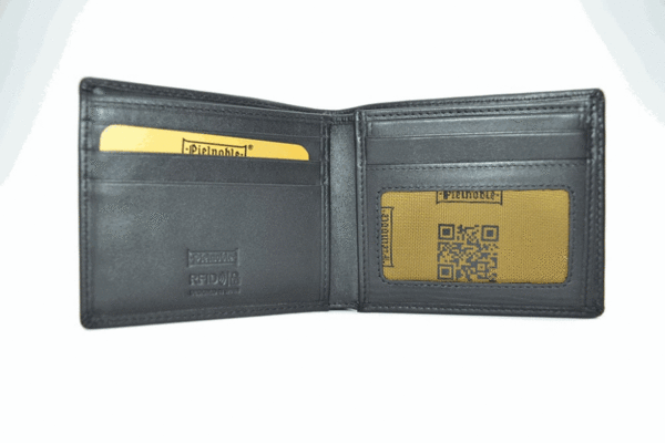 Billetera de PIELNOBLE Nature 320 negra (2)