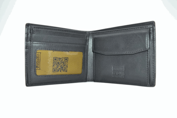 Billetera de PIELNOBLE Nature con monedero 323 negra (2)