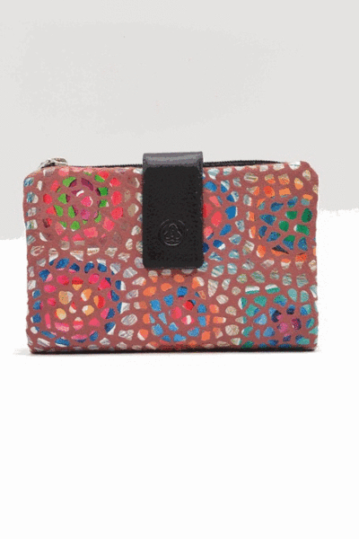 Billetera LUGUPELL Gaudi  pequeña Salmon pink (1)