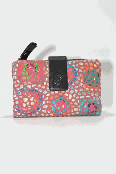 Billetera LUGUPELL Gaudi  pequeña Salmon pink