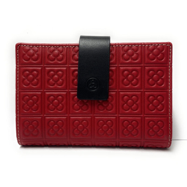 Billetera LUGUPELL Panot mediana roja