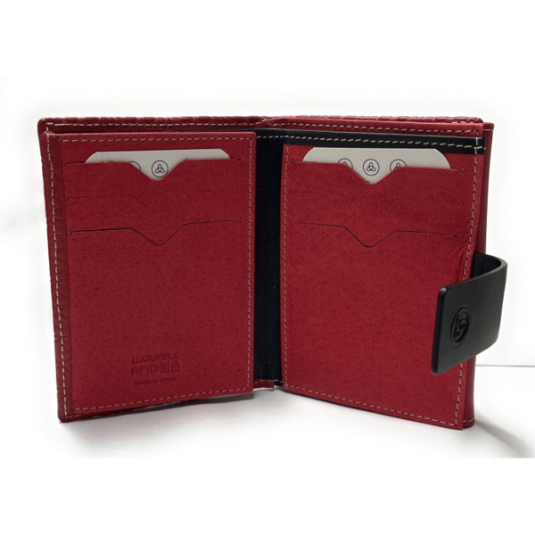 Billetera LUGUPELL Panot pequeña roja (1)