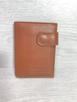 Billetera PIEL de UBRIQUE cuero monedo interior correlilla 722