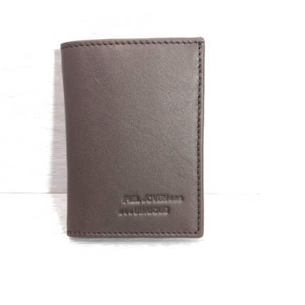 Billetera PIEL de UBRIQUE marron pequeña mod.827