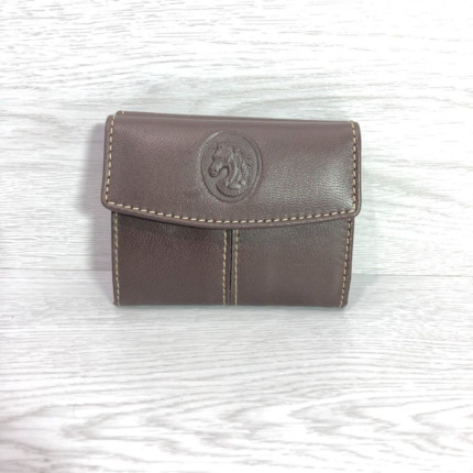 Billetera PIEL de UBRIQUE pequeña marron mod 749