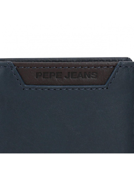 Cartera americana Pepe Jeans Indiana con cierre azul (6)