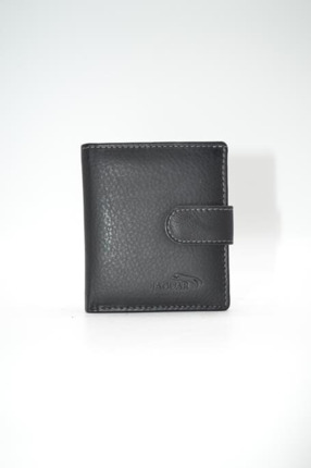 Cartera de piel JAGUAR con cierre negro mod1818