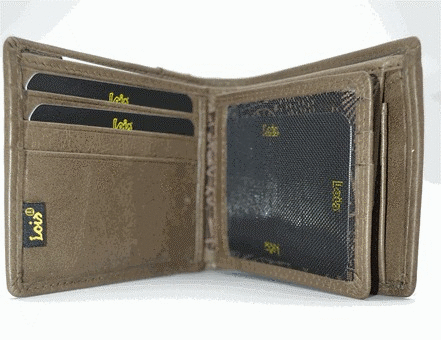 Cartera de piel LOIS  americana con monedero Dark brown (3)