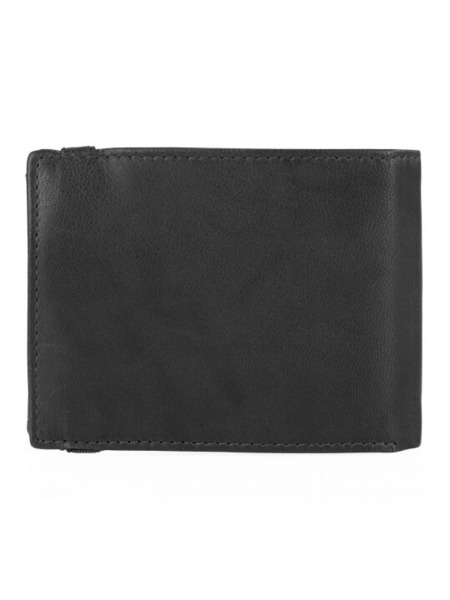 Cartera de piel LOIS LEFROY americana,monedero y goma negra (4)