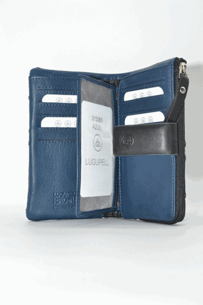 Cartera LUGUPELL Orbita mediana azul (3)