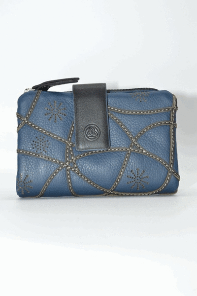 Cartera LUGUPELL Orbita pequeña azul