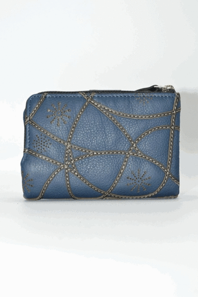 Cartera LUGUPELL Orbita pequeña azul (1)