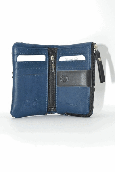 Cartera LUGUPELL Orbita pequeña azul (2)