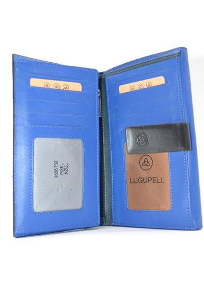 Cartera LUGUPELL Pixel grande azul (4)