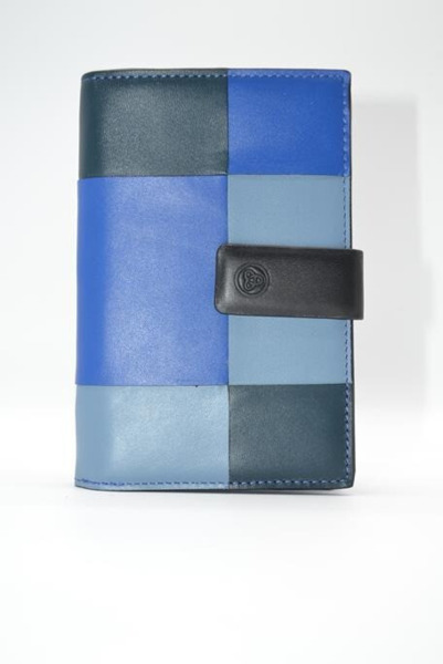 Cartera LUGUPELL Pixel mediana azul