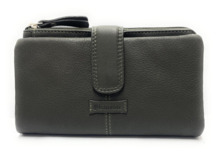 Cartera PIELNOBLE M negra PB311 verde