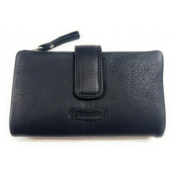 Cartera PIELNOBLE M negra PB313