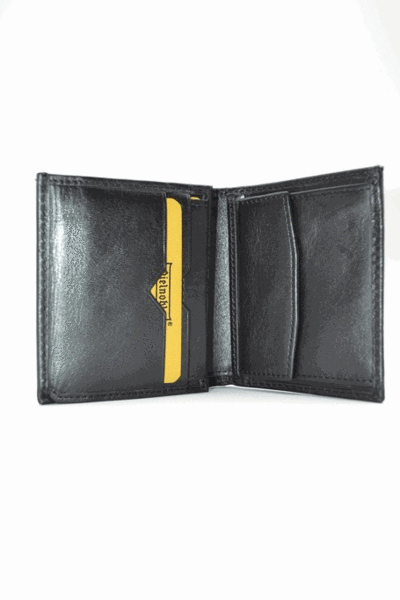 Cartera PIELNOBLE Rustic con monedero PR330 negro (2)