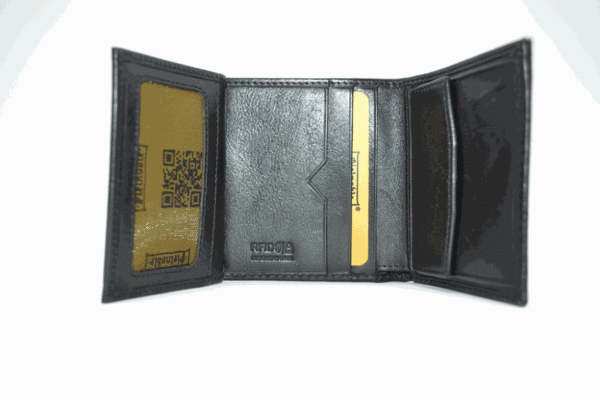 Cartera PIELNOBLE Rustic con monedero PR330 negro (3)