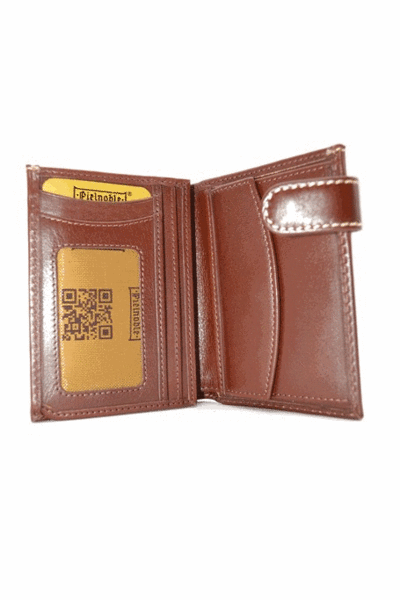 Cartera PIELNOBLE Rustic monedero con cierre 228PR libano (2)