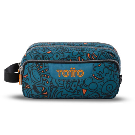 Estuche escolar TOTTO tres compartimentos Grafer