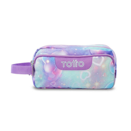 Estuche escolar TOTTO tres compartimentos Korina