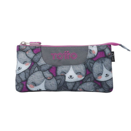 Estuche TOTTO tablero-Kitten Rose