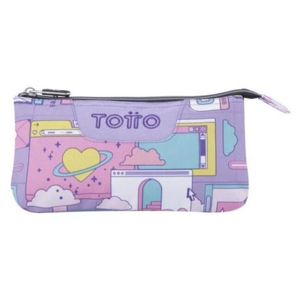 Estuche TOTTO tablero morado ciber