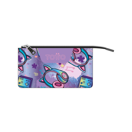 Estuche TOTTO tablero morado Meowsical