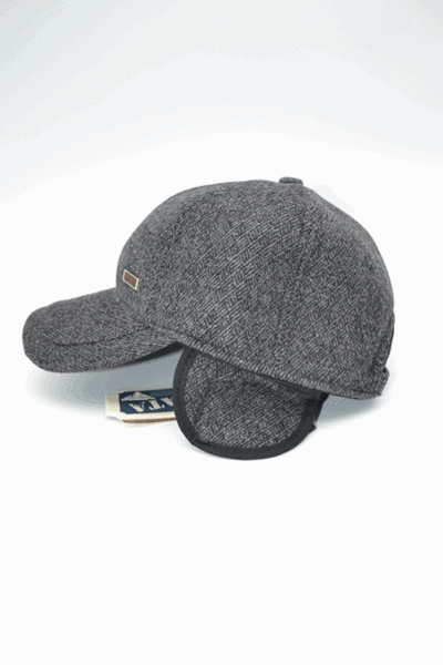 Gorra PRIVATA con orejeras gris