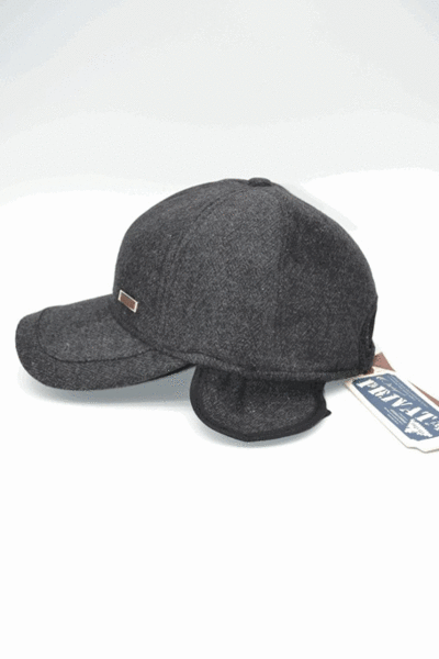 Gorra PRIVATA con orejeras negra (2)