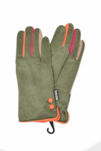 Guante de mujer PRIVATA tactil colors verde