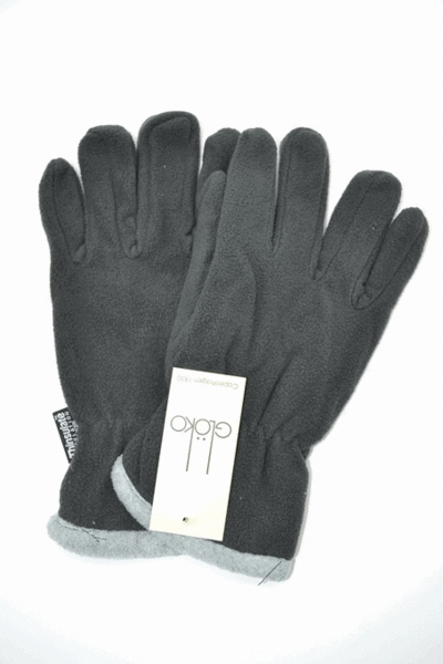 Guantes de hombre GLOKO rivete polar thinsulate gris oscuro