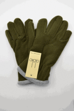Guantes de hombre GLOKO rivete polar thinsulate verde