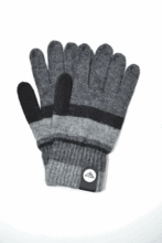 Guantes de hombre PRIVATA dedos gris oscuro