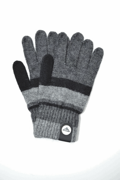 Guantes de hombre PRIVATA dedos gris oscuro