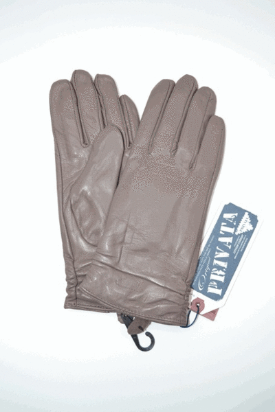 Guantes de Piel de mujer PRIVATA taupe Talla X/XL