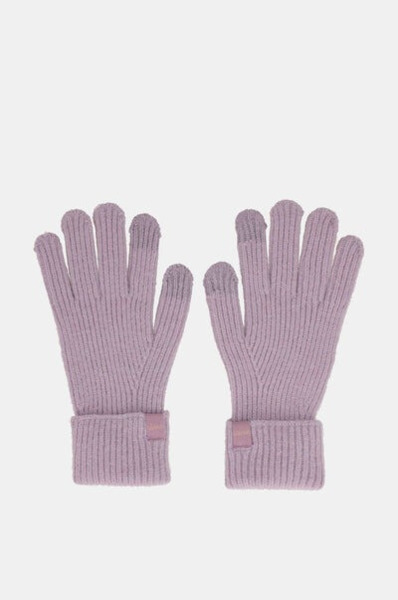 Guantes de punto ANEKKE lila con lentejuelas (1)