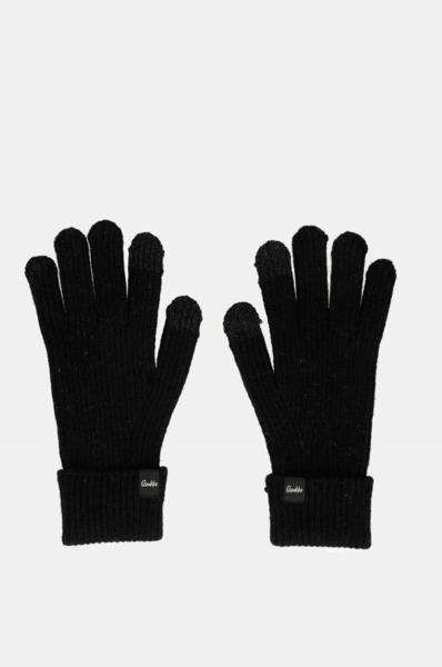 Guantes de punto ANEKKE negros con lentejuelas (1)